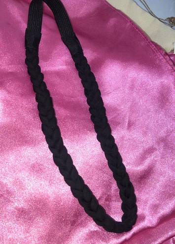 Forever 21 Black Braided Headband