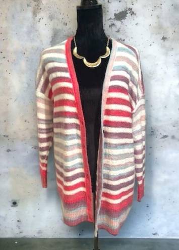 Torrid  size 0 multi colored striped cardigan