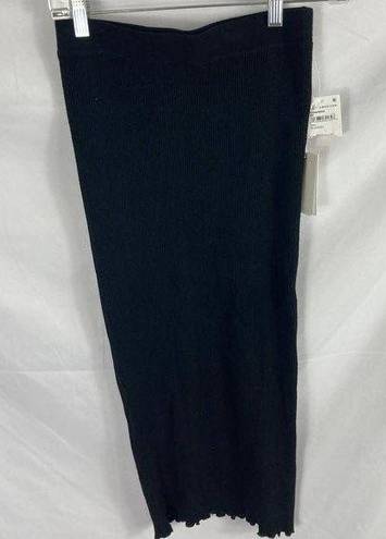 Good American NWT  Ribbed Midi Fitted Skirt size 0 / xs