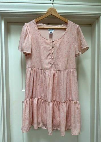 Sweet Storm EUC -  pink babydoll dress. Medium