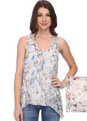 DKNY  Jeans Tank Top Floral Print Size Medium