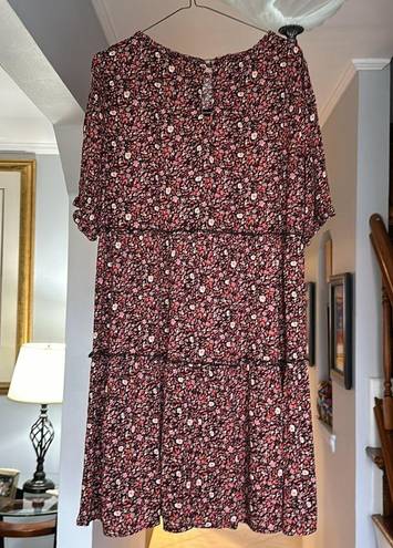 Knox Rose Floral Babydoll Dress Sz M