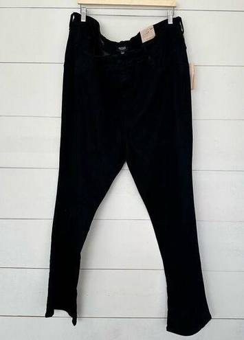 NYDJ  Women’s Black 26W Marilyn Straight Jeans Uplift New NWT