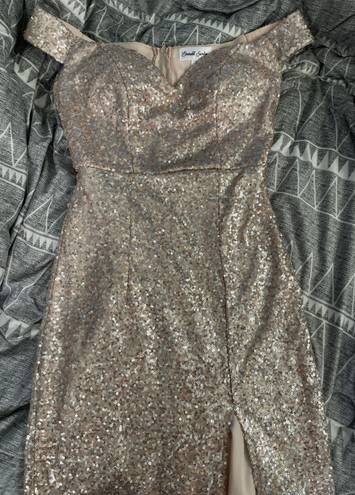 Emerald Sundae Rose Gold Dress Size 1