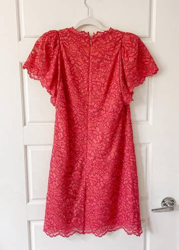 Rebecca Taylor LACE NOVELTY DRESS Sunset