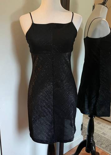 Rhapsody Large Black Body Con Dress