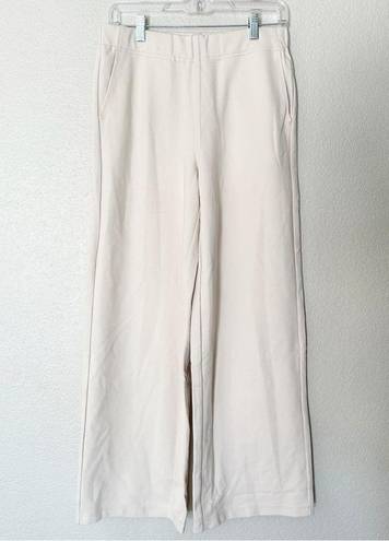 Madewell  Ponte Wide-Leg Pants Cream Size Medium