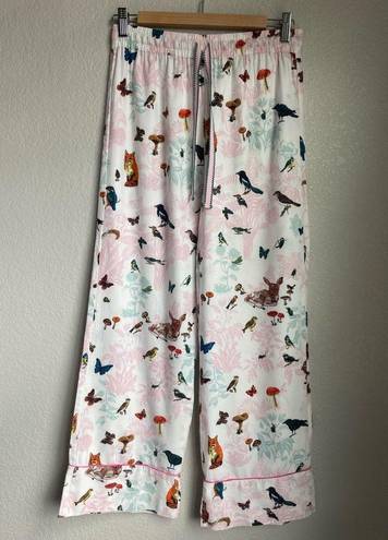 Anthropologie  x Nathalie Lete Woodland Creatures Light Flannel Pajama Pants XS