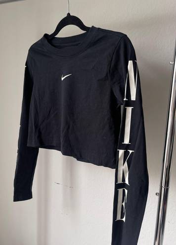 Nike Long Sleeve Crop Top 100% Cotton 