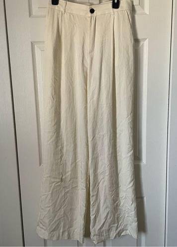 ZARA  High Waisted Wide Leg Trousers size medium