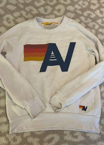 Aviator Nation White Sweatshirt