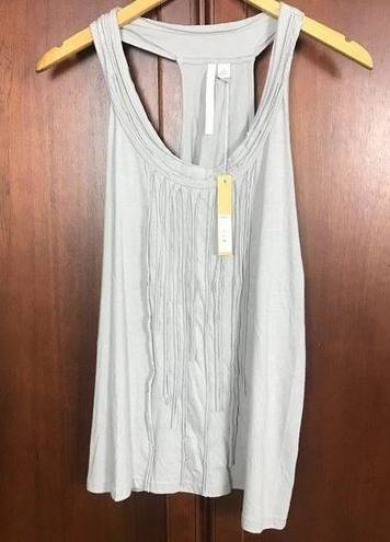 LC Lauren Conrad Lauren Conrad Women Razorback Gray Sleeveless Tank Top Large NWT