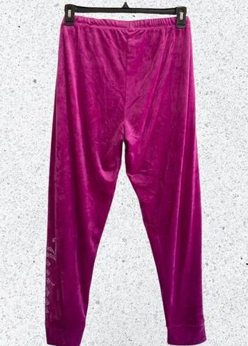 Juicy Couture  Velour Embellished Logo Jogger Pajama Set Size XL- Casual Luxury