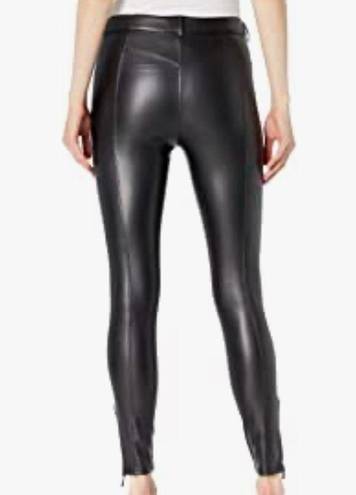 Guess  Women's Soto Pu Black Faux Leather Skinny Pants NWT