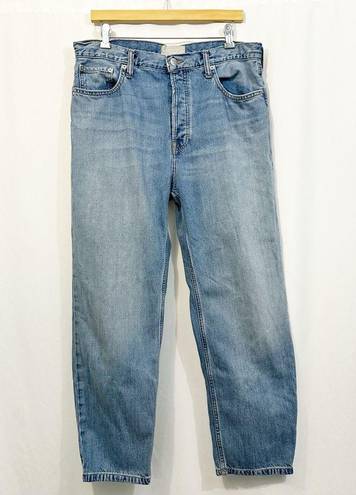 Everlane  The Summer Slouch Straight Leg Button Fly Relaxed Fit Denim Jeans