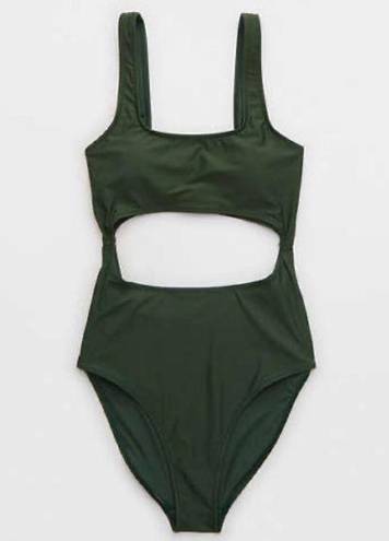 Aerie  Green One Piece Swimsuit