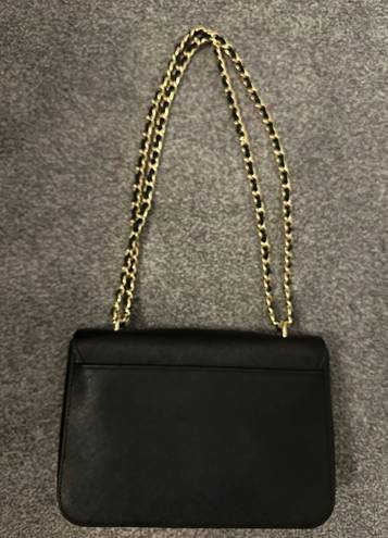 Tory Burch Black Leather Crossbody Purse