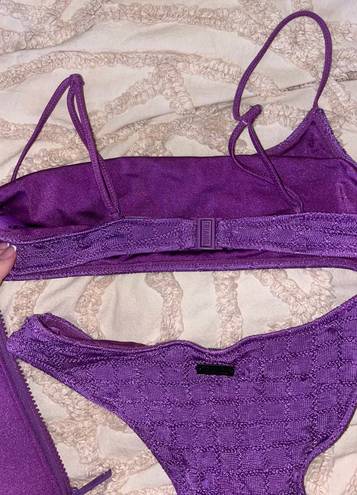 Triangl Dark Purple Bikini Set