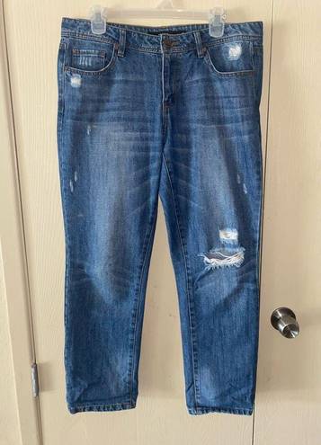 Harper  Distressed Straight Leg Jeans - size 30