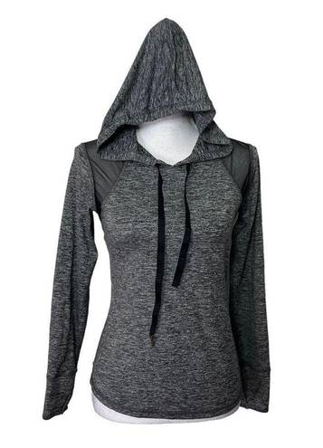 Alala  Revolve Lightweight Soft Hoodie in Gray With Mesh Detailing Size Medium.