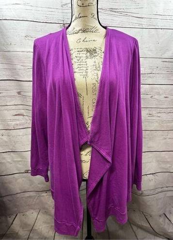 Krass&co Dreams and  18/20 sweatshirt like purple cardigan (#1982)