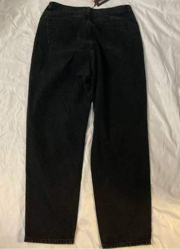 Pretty Little Thing  Black Mom Jean Size 12