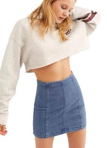 Free People Denim Skirt