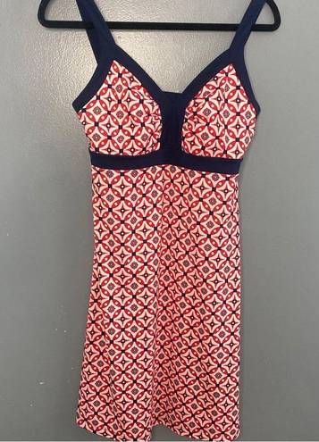 Patagonia Geometric Print Cross Back Dress