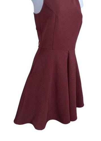 Kendall + Kylie 3/20$  ribbed fit and flare skater mini dress open back size S