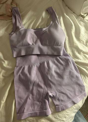 Purple Workout Set Size M