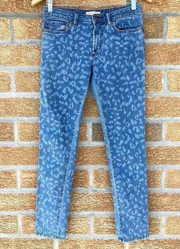 Rebecca Taylor  Leopard Print Skinny Jeans size 4