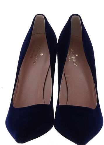 Kate Spade Blue Velvet Heels