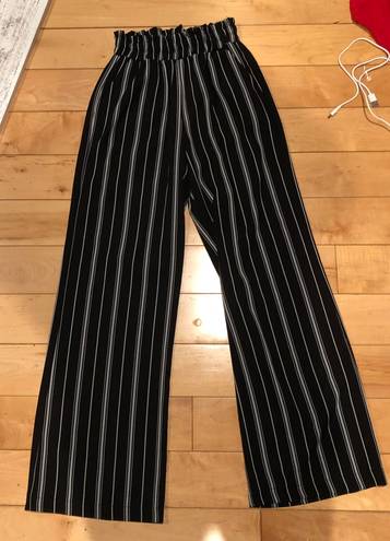 Suite Benedict Black and White Pinstripe Pants