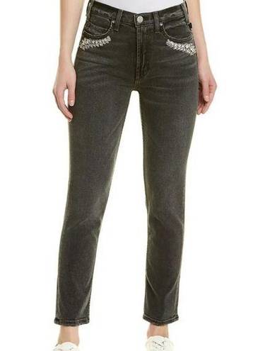 McGuire Denim  High Waist Vintage Slim Leg Ankle Jeans Bellwoods Grey