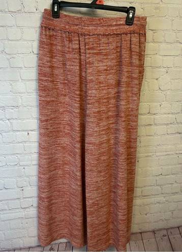 Coco + Jaimeson  wide leg, rust color, tie waist ladies lounge pants size XL