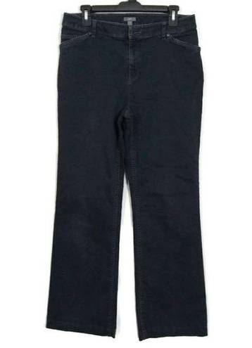 J.Jill  Straight Cut Denim Blue Jeans Stretch 10