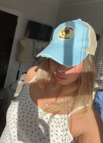 Light blue baseball cap