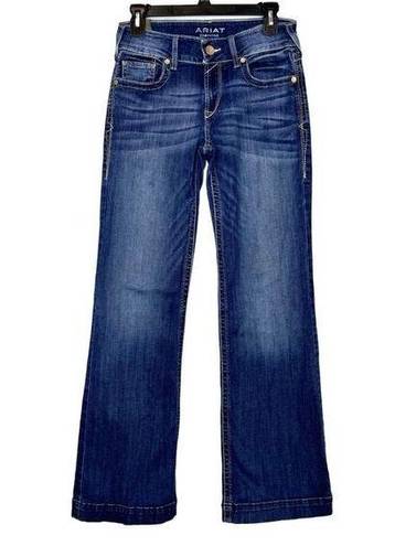 Ariat  Trouser Copper Ella Electric Lady Wide Leg Jeans 28 L Long 28x33 Blue