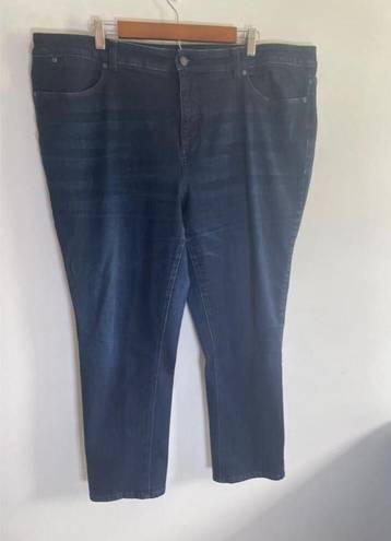 Talbots  Jeans Plus Size 22W Blue Simply Flattering Five Pocket Skinny EUC!