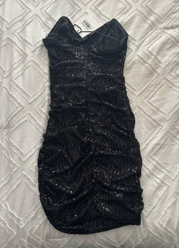 Hello Molly Black Sequined Dress