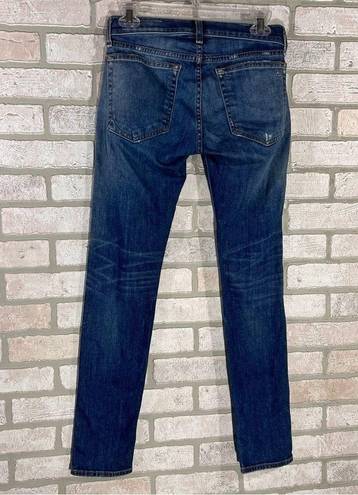 Rag and Bone  Dre Slim Boyfriend Distressed Jeans in Erv’s Wash Size 24