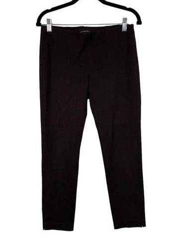 Saks 5th Avenue SAKS FIFTH AVENUE Pants Womens 2 Workwear Ankle Pull On Cotton Blend Black