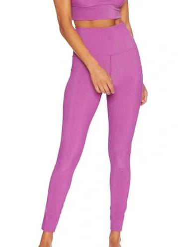 Beach Riot Ayla Mauve Purple Ribbed Leggings