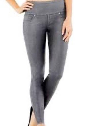 Spanx  Solace Pewter Silver Waxed High Waist Jeans size large