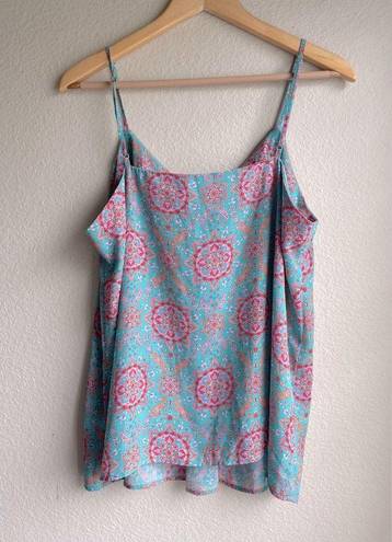 Cynthia Rowley  Boho Print Tank Top Size L