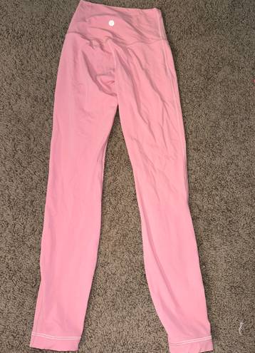 Lululemon pink double align leggings