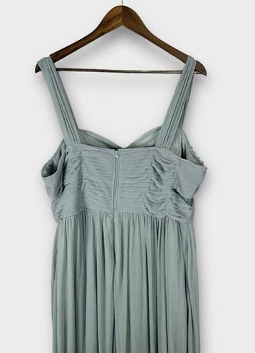 Birdy Grey Elyse Bridesmaid Dress Sage Green Mesh Size 1X