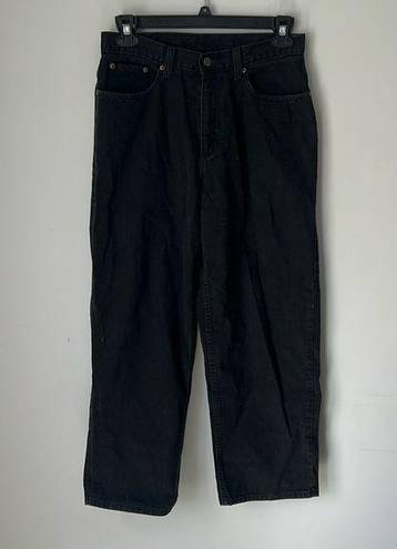 L.L.Bean Vtg 90s  Women’s Black High Rise Jeans Size 12 Petite