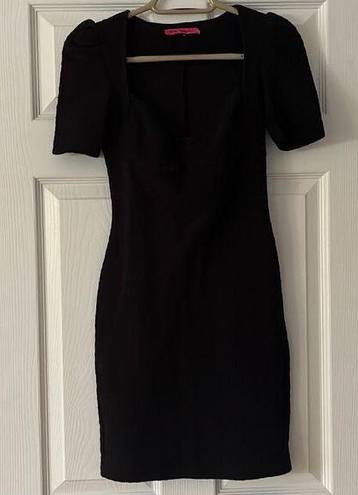 Betsey Johnson  Mini Black Dress Size Small