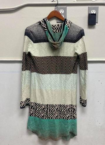 BKE Striped Long Sleeves Tunic Cardigan